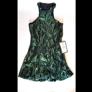 City Studio brand Emerald Sequin Dress (size: S)
